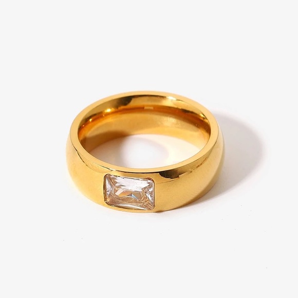 CZ chunky ring - Picture 5 of 6